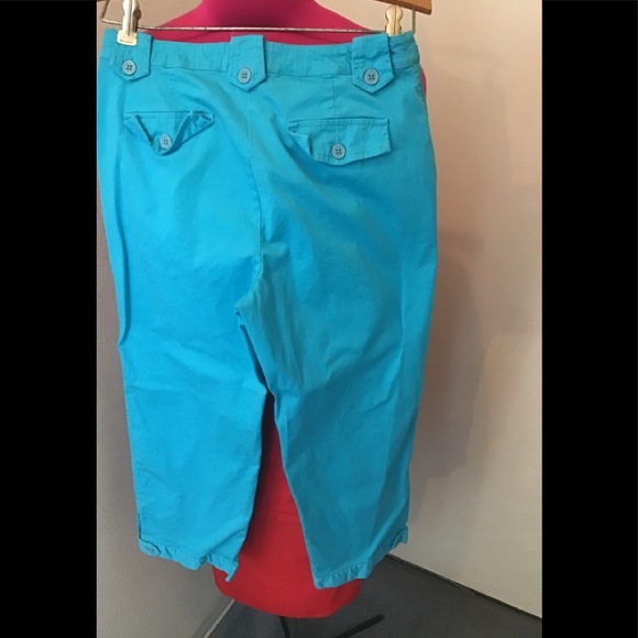 VTG Chadwick’s Turquoise Capris! size 6 - Picture 2 of 4